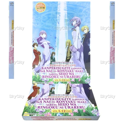 Anime DVD Kanpekisugite Kawaige ga Nai to Konyaku Haki Vol. 1-12 End ENG SUB - Image 1 of 4