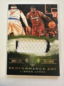 2013-14 Court Kings LeBron James Performance Art Prime GAME USED PATCH /25 - Picture 1 of 5