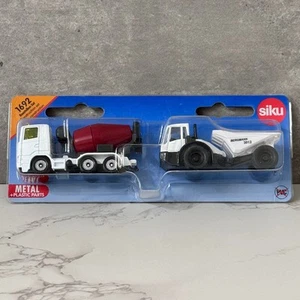 Siku 1692 Construction Set Cement Mixer Dumper Truck Diecast Toy Model - Picture 1 of 1