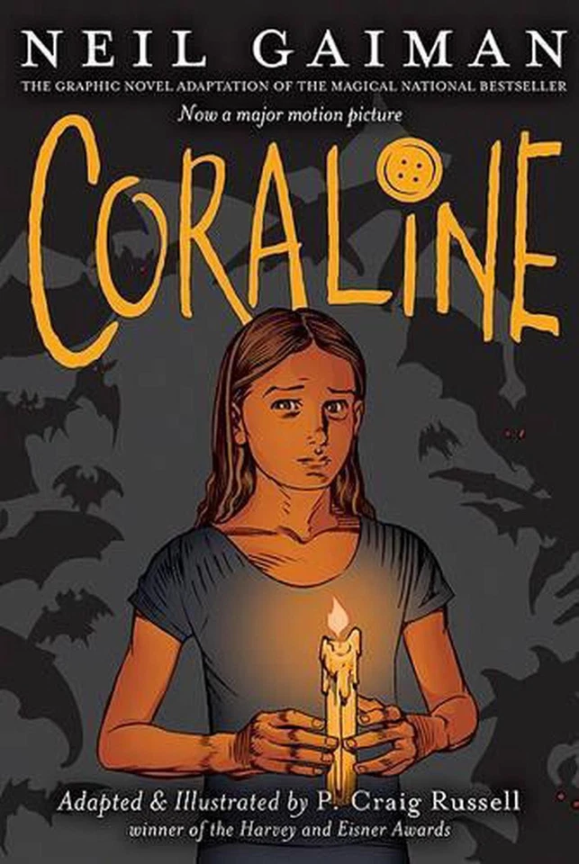 Coraline Graphic Novel: A Graphic Novel by Neil Gaiman (English) Paperback Book - Image 1 of 1