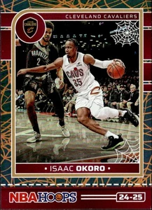 2024-25 Panini Haunted Hoops Holo Webs #226 - Isaac Okoro SP - Foto 1 di 2