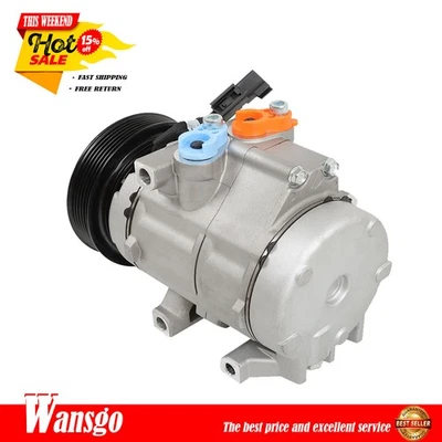 For Ford F150 F250 F350 F450 F550 Super Duty 2008 2009 2010 A/C AC Compressor - Image 1 of 4