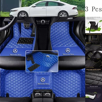 For Mercedes Benz All Models Custom Auto Liner Carpets Car Floor Mats Waterproof Foto 1 de 4