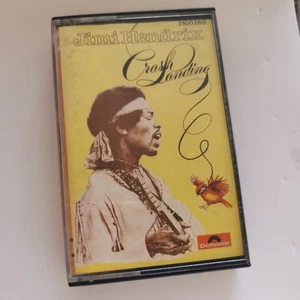 JIMI HENDRIX - CRASH LANDING Cassette Tape 1975 Polydor Records M5-2204 EUC - Picture 1 of 3