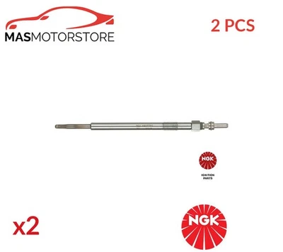 ENGINE GLOW PLUGS NGK 92443 2PCS A FOR VOLVO V60 I,V70 III,S60 II,XC60 I SUV - Image 1 of 4