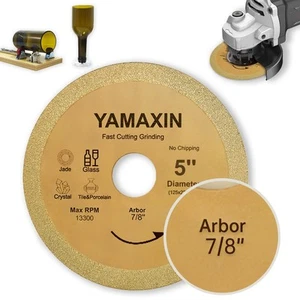 Glass Cutting Disc,5inch Ultra-Thin Diamond Grinding Wheels for Angle Grinder... - Picture 1 of 7