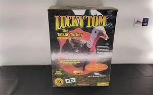 Lucky Tom The Talking & Singing Turkey with Power Adapter vintage Gemmy in box - Bild 1 von 3