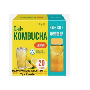 Kombucha Korean Lemon Daily Tea Powder 5g x 20 Sachets - Picture 1 of 3