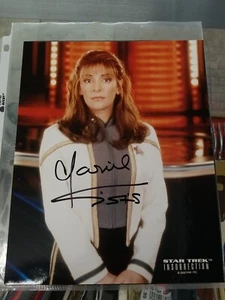 Counselor Troi Star Trek Insurrection Marina Sirtis AUTOGRAPHED 8x10 Pictur 2000 - Picture 1 of 7
