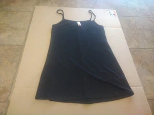 Women's Basic Tank Top Black No Boundaries Brand Size Medium 7-9. - Picture 1 of 2