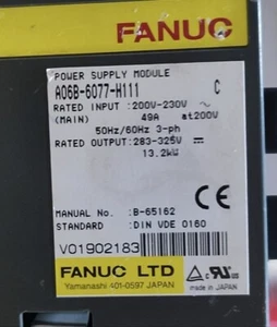 A06B-6077-H111 FANUC POWER SUPPLY MODULE 13.2KW - Picture 1 of 6