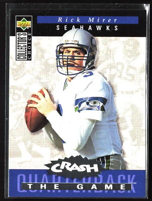 1994 Collector's Choice #C3 Rick Mirer You Crash the Game Silver Exchange - Image 1 of 2
