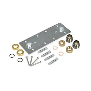 Kit Piastra Fissaggio Doccia per Installazione Sicura Miscelatore Barra Doccia SHO104SP -NO - Foto 1 di 2
