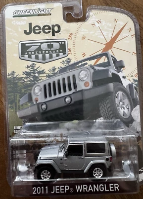 Jeep Wrangler 2011 1:64 Greenlight 70 aniversario 2 puertas edición limitada Foto 1 de 4