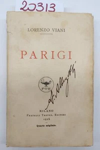 Lorenzo Viani Parigi Treves 1925 quarto migliaio - Imagen 1 de 7