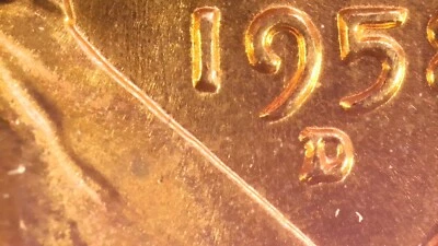 Centavo Lincoln Wheat 1958-D/D RPM-015 D/D divisiones raras en ambas serifas. Foto 1 de 4