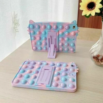 For iPad 5 6 7 Gen Air 2 3 Mini Pro 11 Pop Fidget Toys Push It Bubble Case Cover - Image 1 of 4