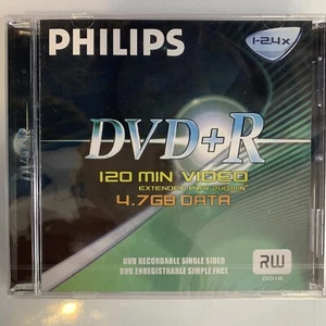 Philips DVD+R 120 Min 4.7 GB New Sealed - Picture 1 of 2