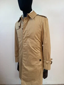 Classic Hackett Trench Coat Overcoat Horse & Hound Lining RRP £600 - S - Picture 1 of 14