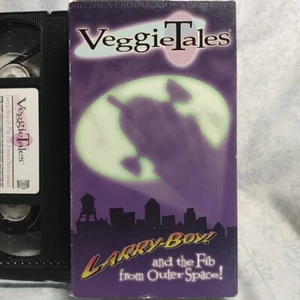 VeggieTales Larry-Boy And The Fib From Outer Space! VTG VHS 1997 - Picture 1 of 3