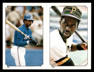 1984 O-Pee-Chee Stickers Marvell Wynne/Rafael Ramirez #135/22 - Picture 1 of 2