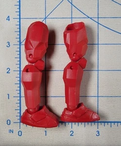 Power Rangers Hombre Piernas Blindadas Piezas Forraje 6" Escala 1/12 En Espacio Rojo Ecliptor - Imagen 1 de 6