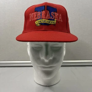 Vintage University Of Nebraska Cornhuskers NCAA College Snapback 1990s Hat Cap - Picture 1 of 9