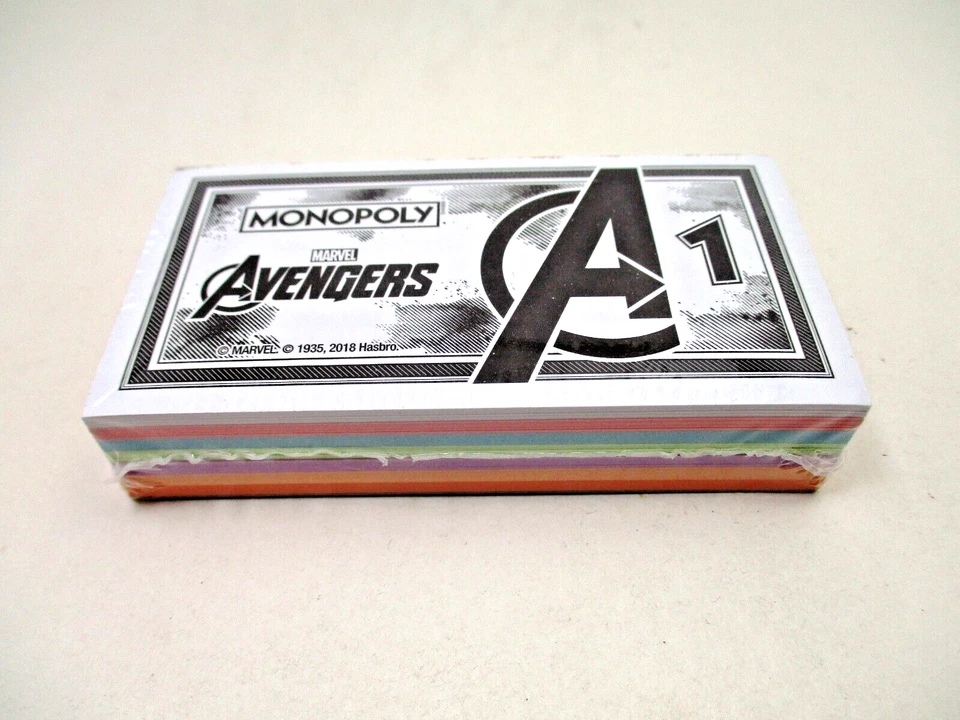 Monopoly 2018 Avengers Game Replacement Part / Piece MONEY Stack NEW Sealed - Image 1 of 4