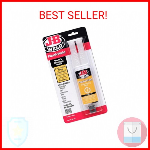J-B Weld 50132 PlasticWeld Quick-Setting Epoxy Syringe - Dries ...