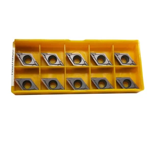 KinRite 5 Stück DCMT32.51 DCMT11T304 + 5 Stück DCMT32.52 DCMT11T308 (Kupfer) Einsatz - Bild 1 von 4