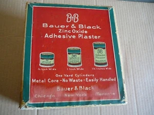 B&B BAUER & SCHWARZ ZINKOXID KLEBEPUTZ ANTIK 3 SCHUBLADEN THEKENDISPLAY  - Bild 1 von 9