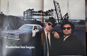 BLUES BROTHERS  IT'S TOO LATE"  PRE-RELEASE  1979  MAG AD POSTER  22" x 14.5" - Picture 1 of 3