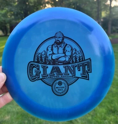 Westside Limited Edition VIP Giant 172g Disc Golf Distance Driver Blue  - Image 1 of 4