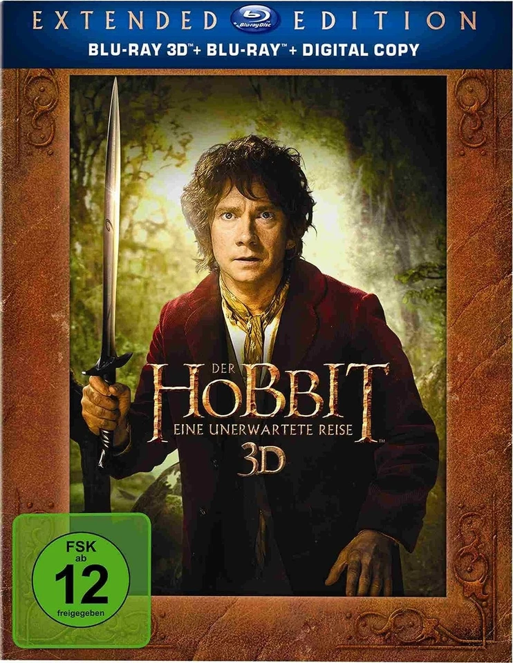 Der Hobbit - Eine unerwartete Reise Extended Edition [3D Blu-ray] NEU OVP - Bild 1 von 1