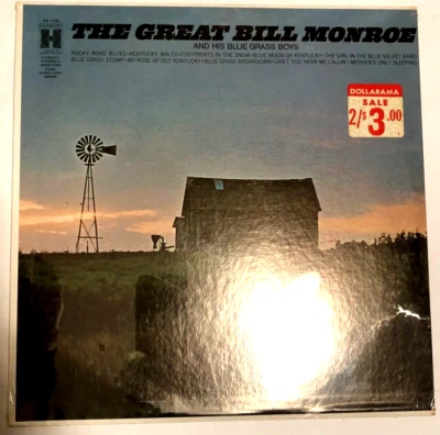 Bill  Monroe And His Blue Grass Boys The Great Bill Monroe LP New still sealed M - Image 1 of 4