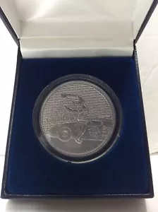 Dale Earnhardt Official Commemorative Sam Bass Design Silver Plated Coin #5 - Picture 1 of 3