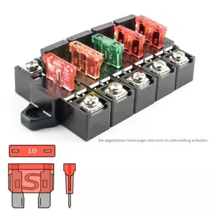 5 Pack Fuse Holder incl. Cover Ampire XSB100-5 - Picture 1 of 2