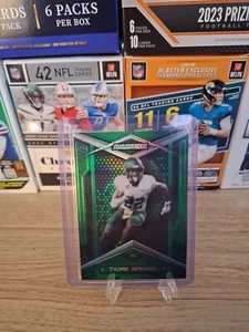  TYJAE SPEARS 2023 Wild Card Alluminazione Rookie 10/10 Color Match SP - Foto 1 di 3