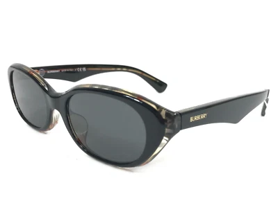 Monturas para gafas de sol Burberry B4447-D 4121/87 negras a cuadros Nova con lentes grises Foto 1 de 4