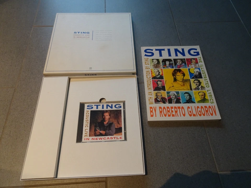 Limited Edition Box Set Sting - Acoustic Live In Newcastle The illustrated Lyric - Bild 1 von 4