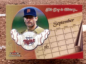 2002 Fleer Tradition This Day in History Paul Molitor #7 DH - Picture 1 of 2