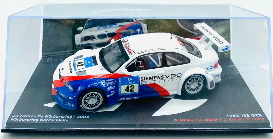 EBOND BMW M3 GTR - 24 H Du Nurburgring 2004 - Nurburgrin Nordschleife 1:43  0208 - Immagine 1 di 1