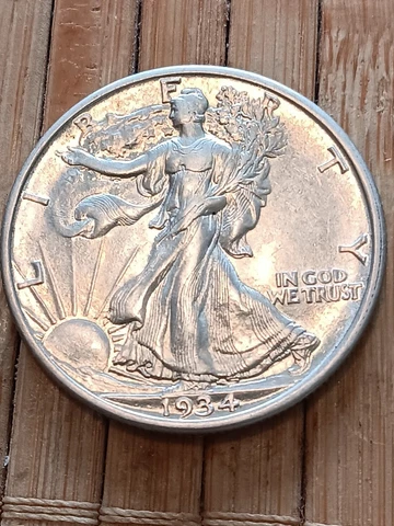 🗽🗽🗽💥 Semi Key 1934-D Walking Liberty Half Dollar Uncirculated 🗽🗽🗽💥 Cover