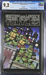 TMNT #1 CGC 9.2 MISPRINT/ERROR/RECALLED 1ST COLOR PRINTING TURTLES 2009 SPECIAL - Picture 1 of 3