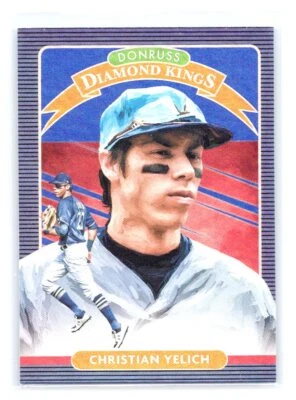 2020 Donruss #5 Christian Yelich Holo Blue - Image 1 of 2
