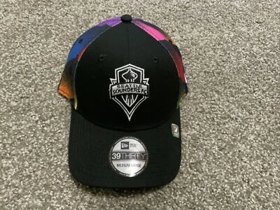 Seattle Sounders FC New Era Hat 39THIRTY Men’s Size: M/L Pride - Image 1 of 4