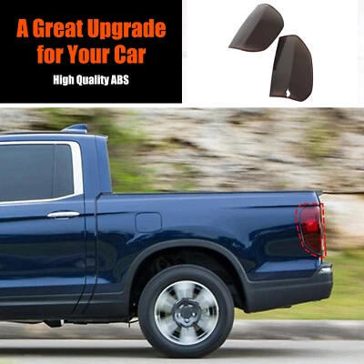 Transparent Gray Smoked Tail Light Cover Trim For Honda Ridgeline 2017+ US — 第 1/4 张图片