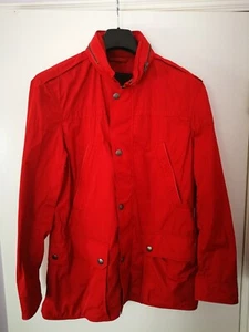 COACH MEN'S COAT RED MEDIUM WITH COACH DUST COVER AND HOOD SIZE M - Picture 1 of 12