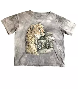 The Mountain Shirt Youth Medium AOP Big Cats Cheetah Wildlife Safari Oregon Boys - Picture 1 of 8