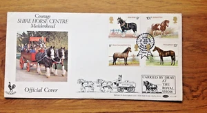 Maidenhead Shire Horse Centre Commemorative cover 1978 Royal Show  pmk. - Picture 1 of 3